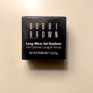 NEW NIB Bobbi Brown Black Long Wear Gel Eyeliner + FREE Too Faced lipsti…